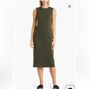 Nordstrom Sleeveless Sculpted Scuba Dress medium‎ workwear minimalist classic